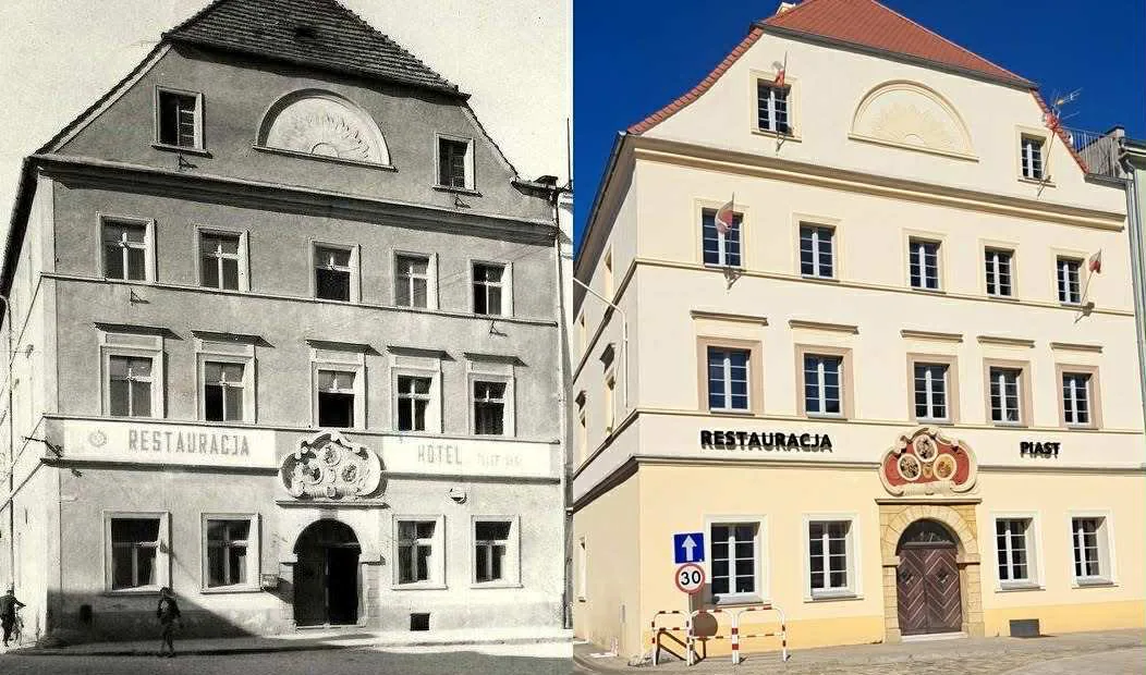 Restauracja Piast kiedyś i dziś